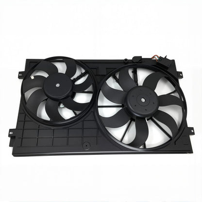 Radiator Condenser Cooling Fan Assembly for Volkswagen Jetta Golf Beetle