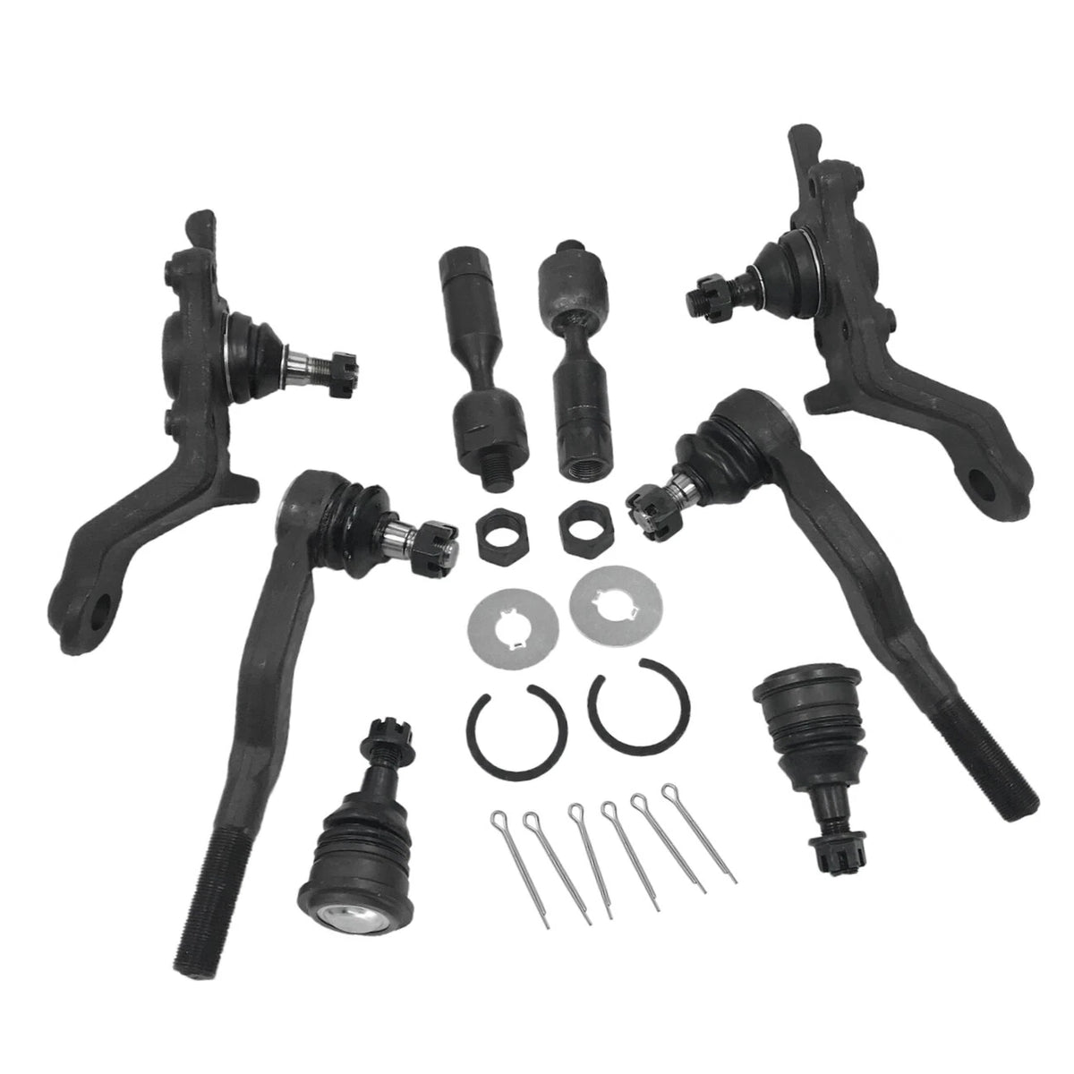 8pcs Front Ball Joints Inner Outer Tie Rods Kit for Toyota Tacoma (1995–2004)