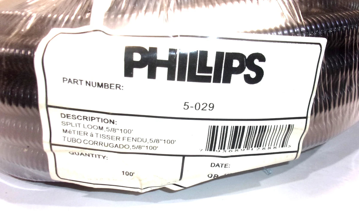 5/8" Split Loom Wiring Harness for Phillips (100')