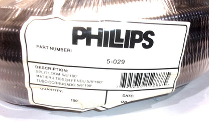 5/8" Split Loom Wiring Harness for Phillips (100')