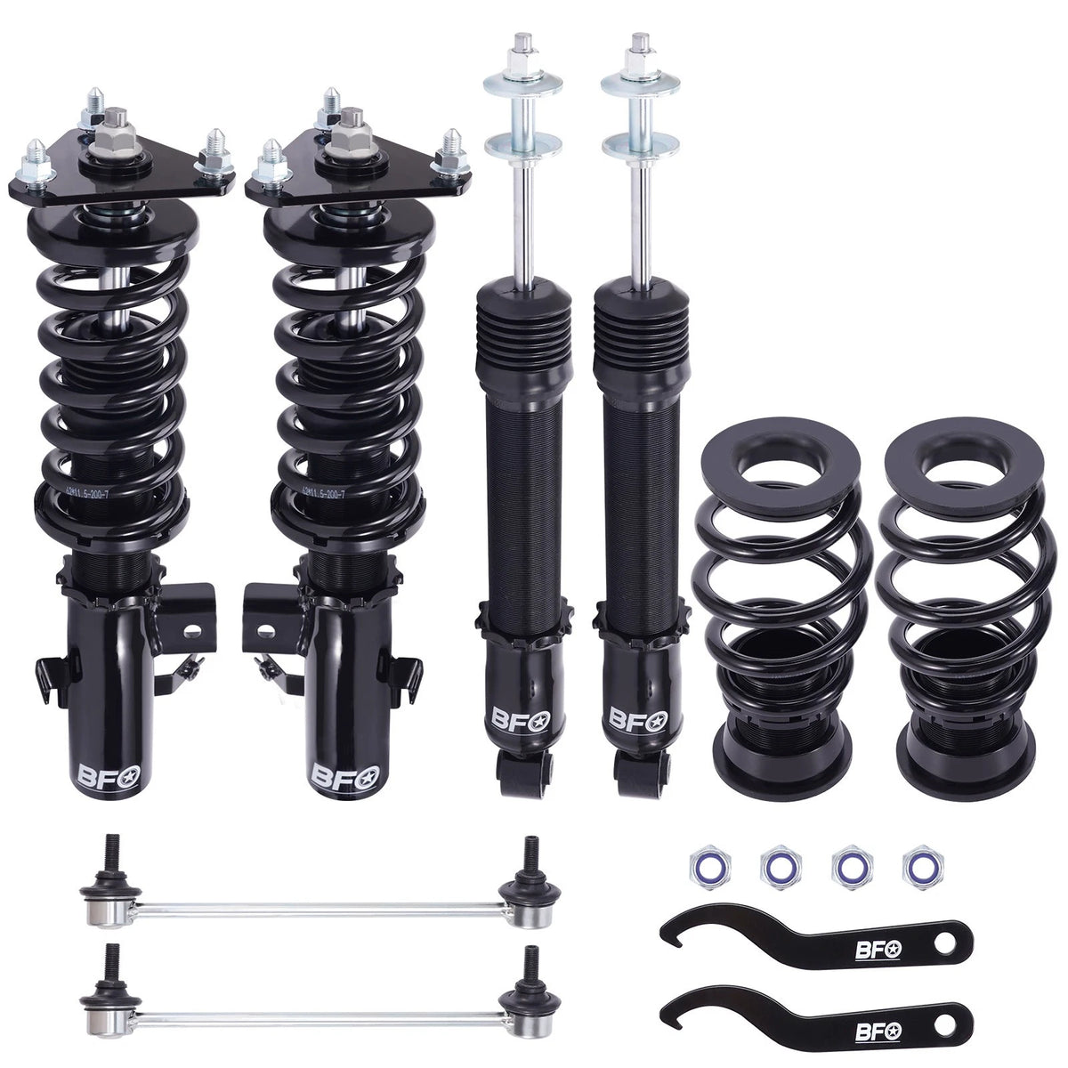 BFO Coilovers Suspension Lowering Kit for Honda Civic (2012–2015)