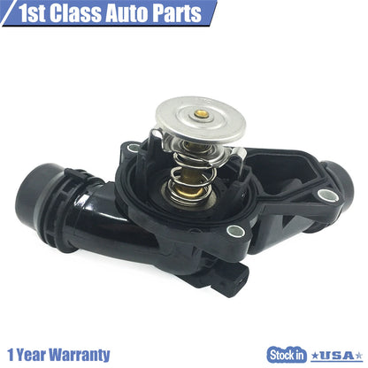 Thermostat Housing for BMW E46 E39 X5 X3 Z3 Z4 325i 1999–2006 w/Sensor