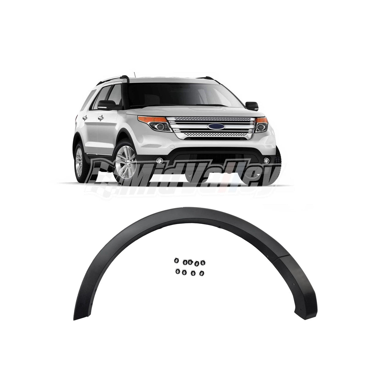 Wheel Arch Trim Molding for Ford Explorer (2011–2019) FB5Z7829164AA