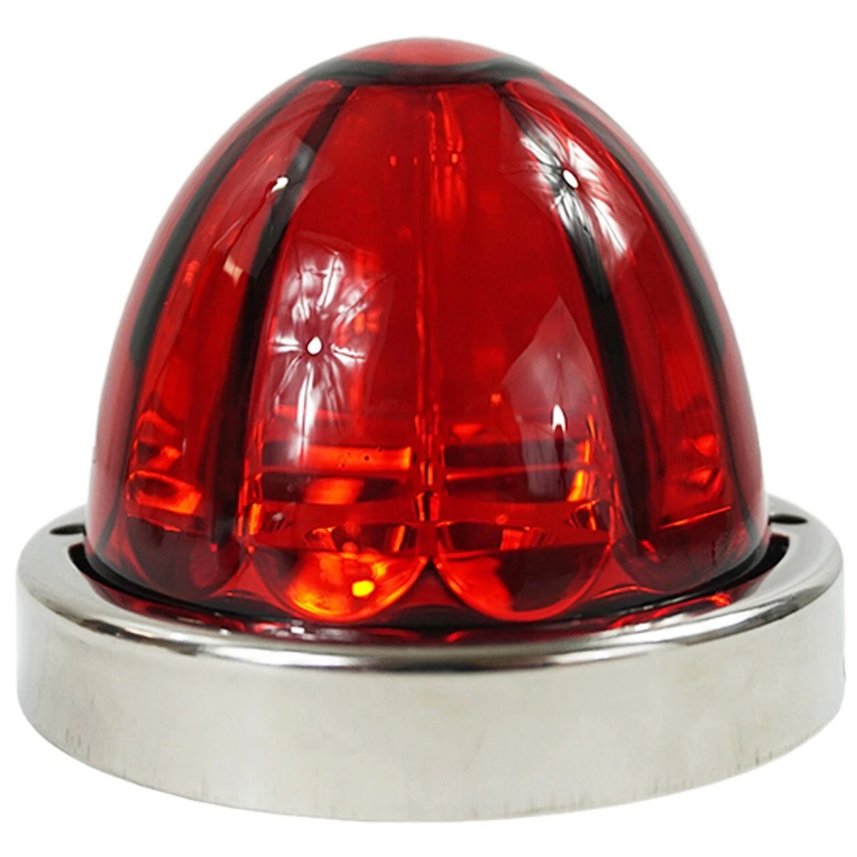 3-1/2 Inch Watermelon Light for Universal (LED, SS Curved Bezel)