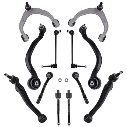 Control Arm Ball Joints Sway Link Tie Rod Suspension Kit for BMW X5 X6 (2007–2013)