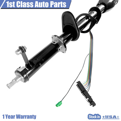 35" Universal Black Tilt Steering Column for Custom Applications (W/O Wheel Adapter)
