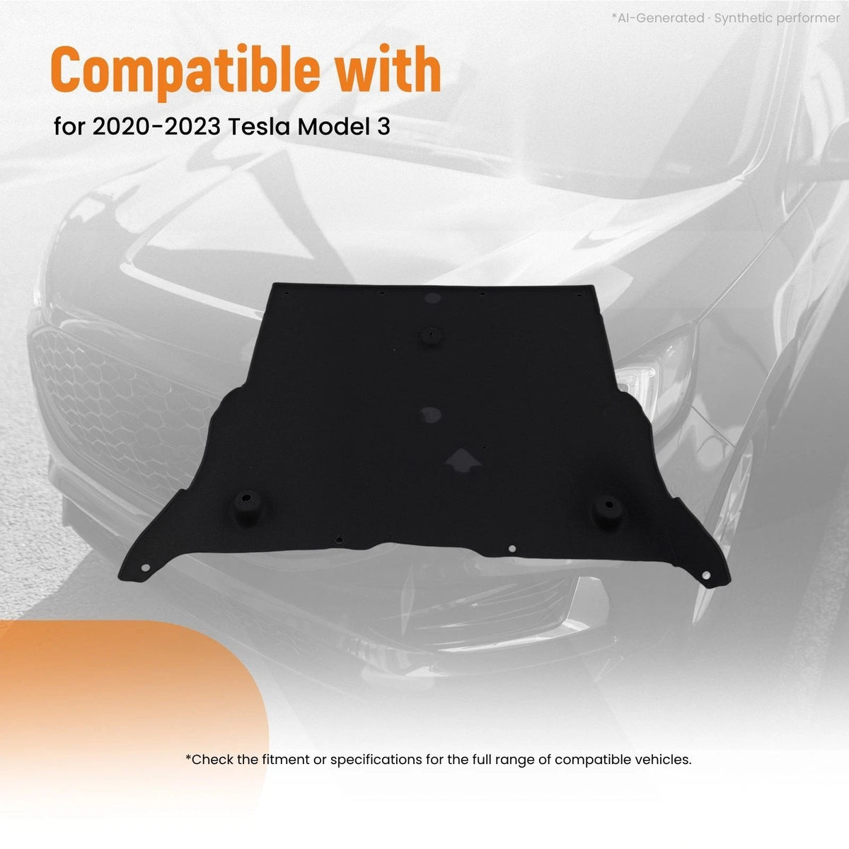 Engine Shield Guard for Tesla Model 3 (2020–2023) 1104312-00-B Front