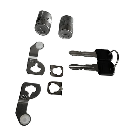 Set of 2 Door Lock Cylinders with Keys 15298924 for Chevy Silverado (2001–2006)