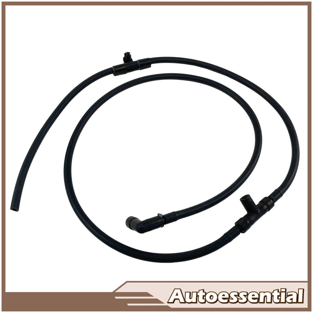 Black Washers Hose for Ford F250 F350 F450 F550 Super Duty (2008–2010)