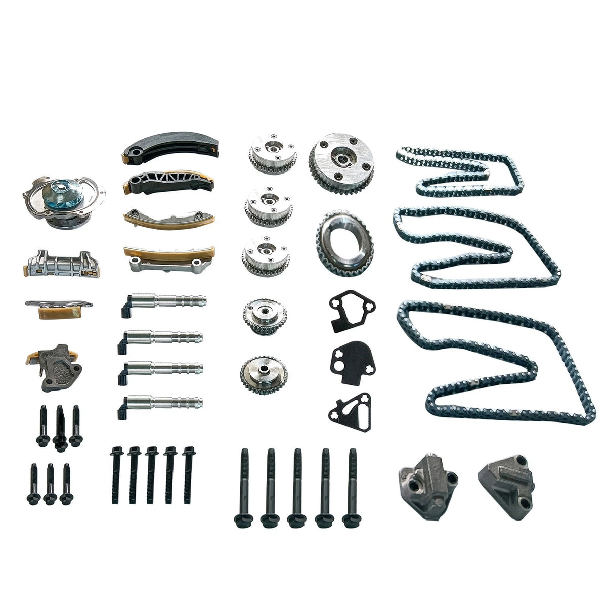 24x Engine Timing Chain Kit with Water Pump for Buick Chevy Cadillac GMC 3.6L