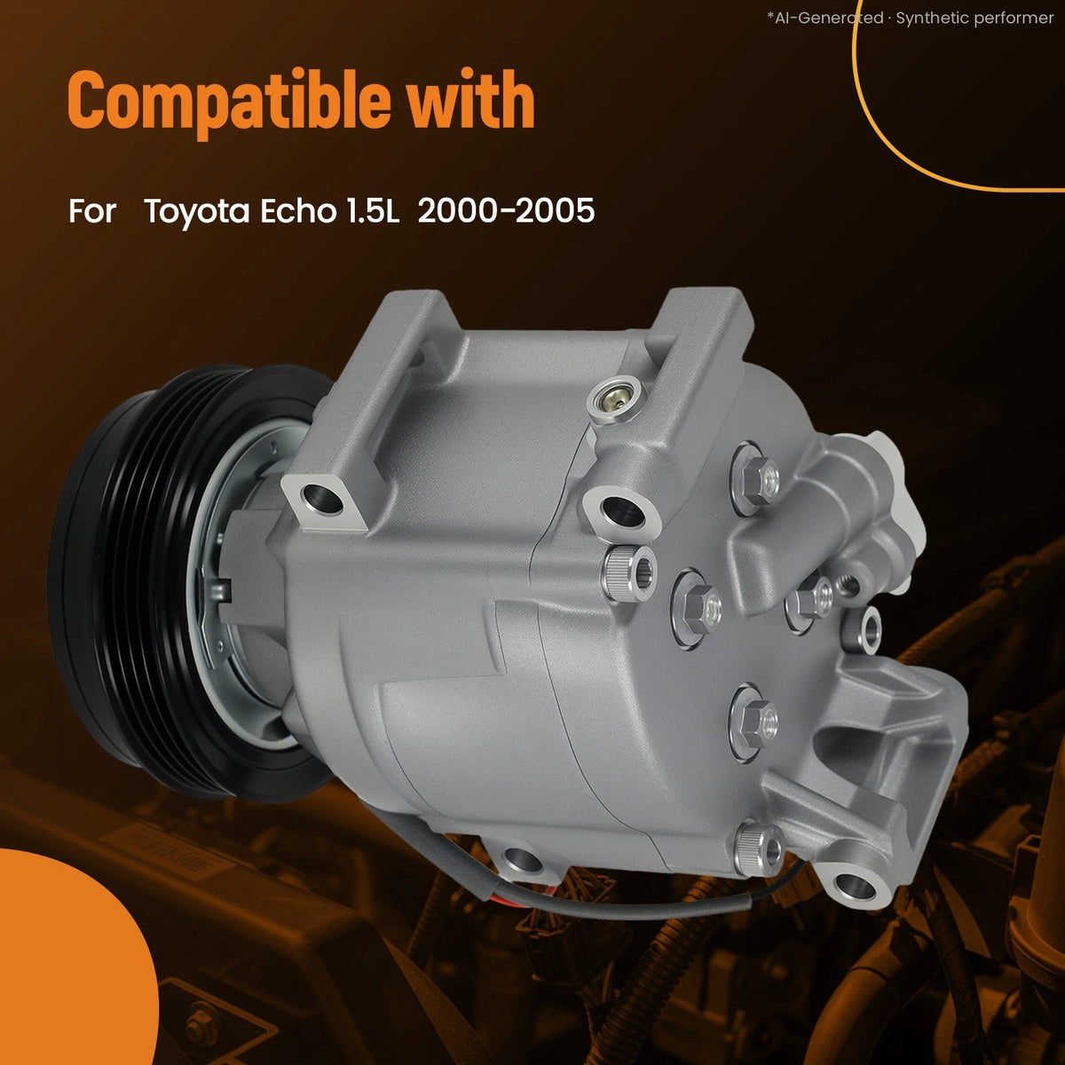 SCSA06 Air Conditioning Compressor for Toyota Echo 1.5L (2000–2005) 140709C PAG46