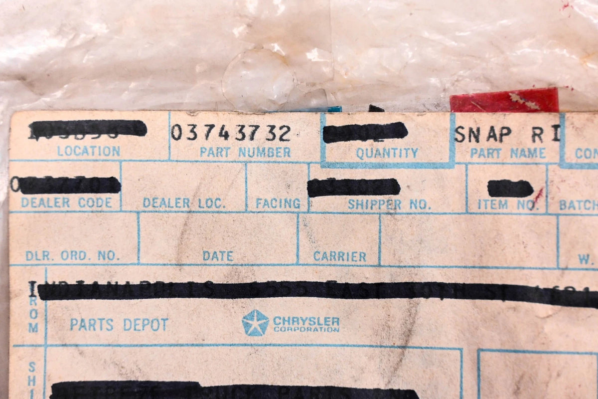 Snap Ring for Mopar (NOS)