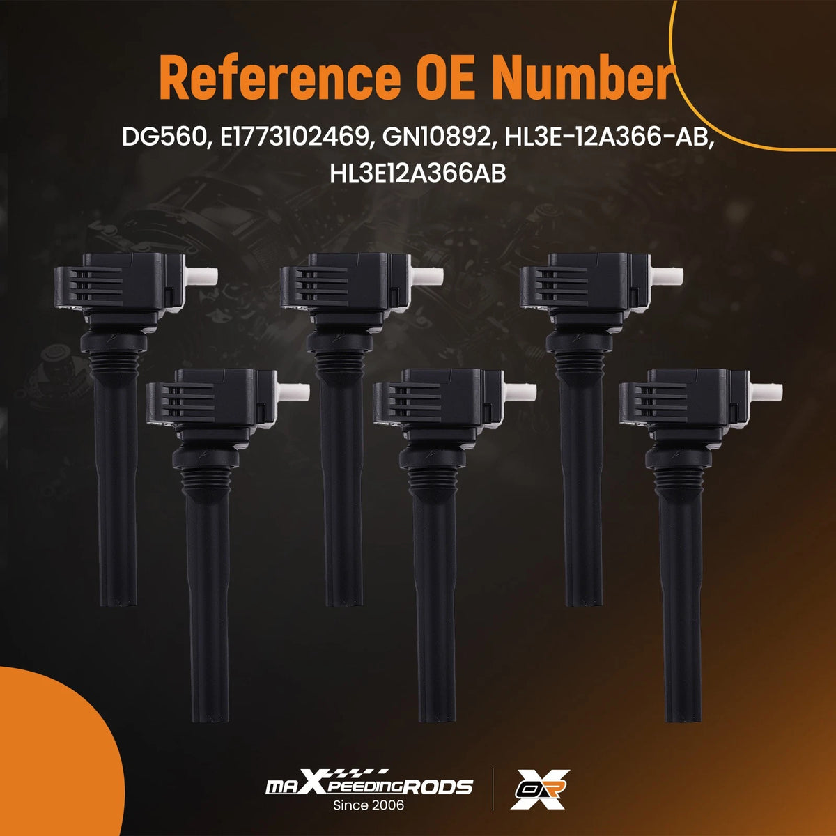 Set of 6 Ignition Coils for Ford Expedition F150 3.5L V6 (2017–2020) UF826