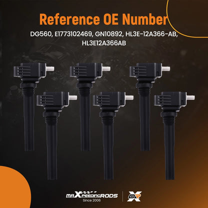 Set of 6 Ignition Coils for Ford Expedition F150 3.5L V6 (2017–2020) UF826