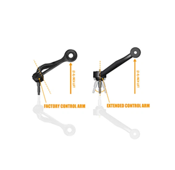 2-4" Lift Front Upper Control Arms Suspension Kit for Toyota Tacoma (2005–2022)