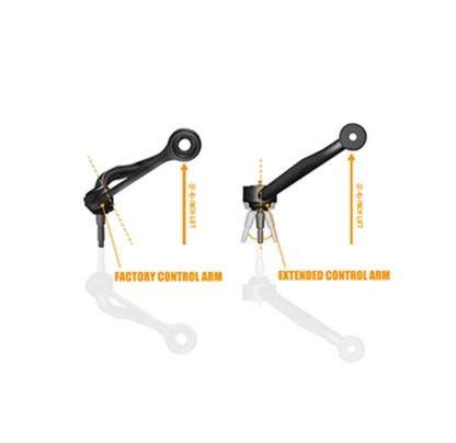 2-4" Lift Front Upper Control Arms Suspension Kit for Toyota Tacoma (2005–2022)