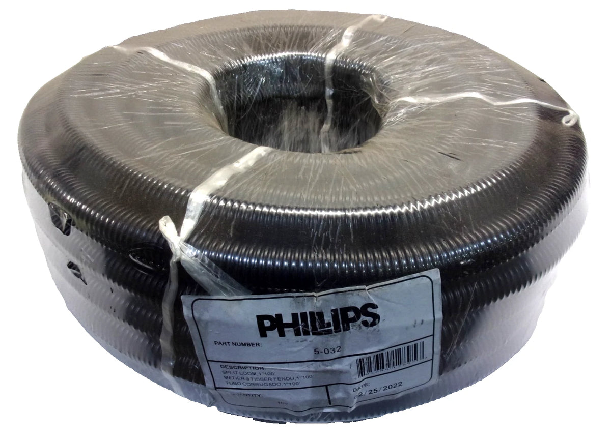 5-032 Split Loom Tubing for Various Applications (1" x 100')