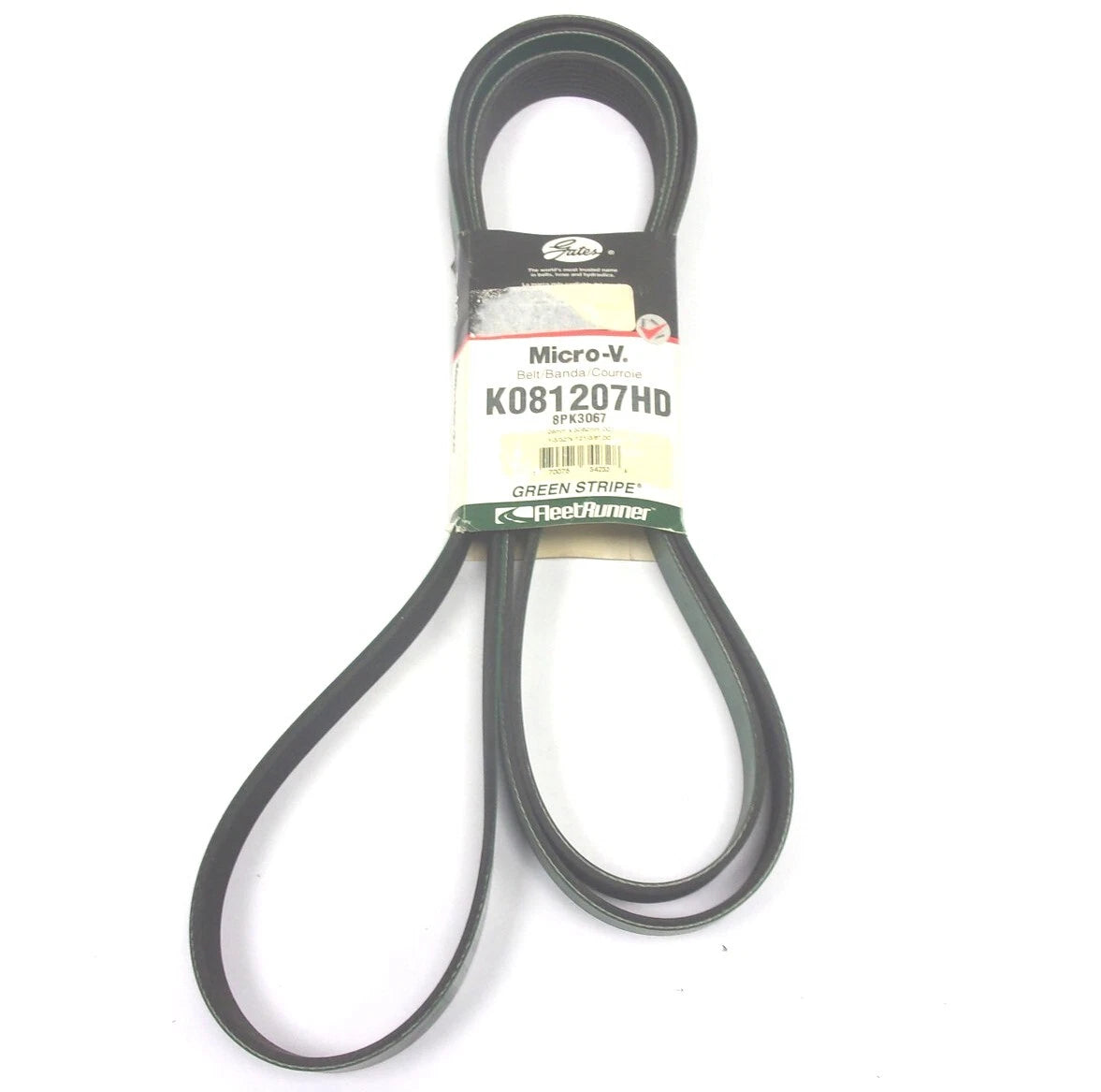 Gates Serpentine Heavy Duty Micro-V Belt 8PK3067 for