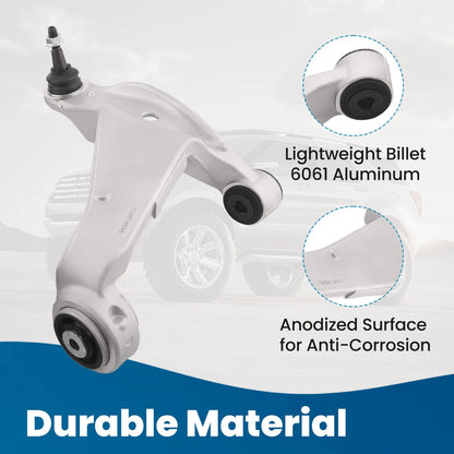Pair Front Lower Control Arm with Ball Joint Assembly for Cadillac CTS (2008–2013)