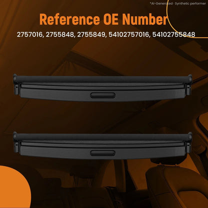 2X Sunroof Shade Curtain Cover for MINI R56 R60 (2007–2016) 2755849 54102757016