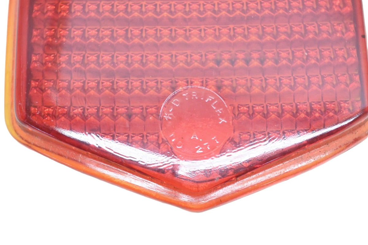 K-D Triflex 277 Red Glass Taillight Lens for