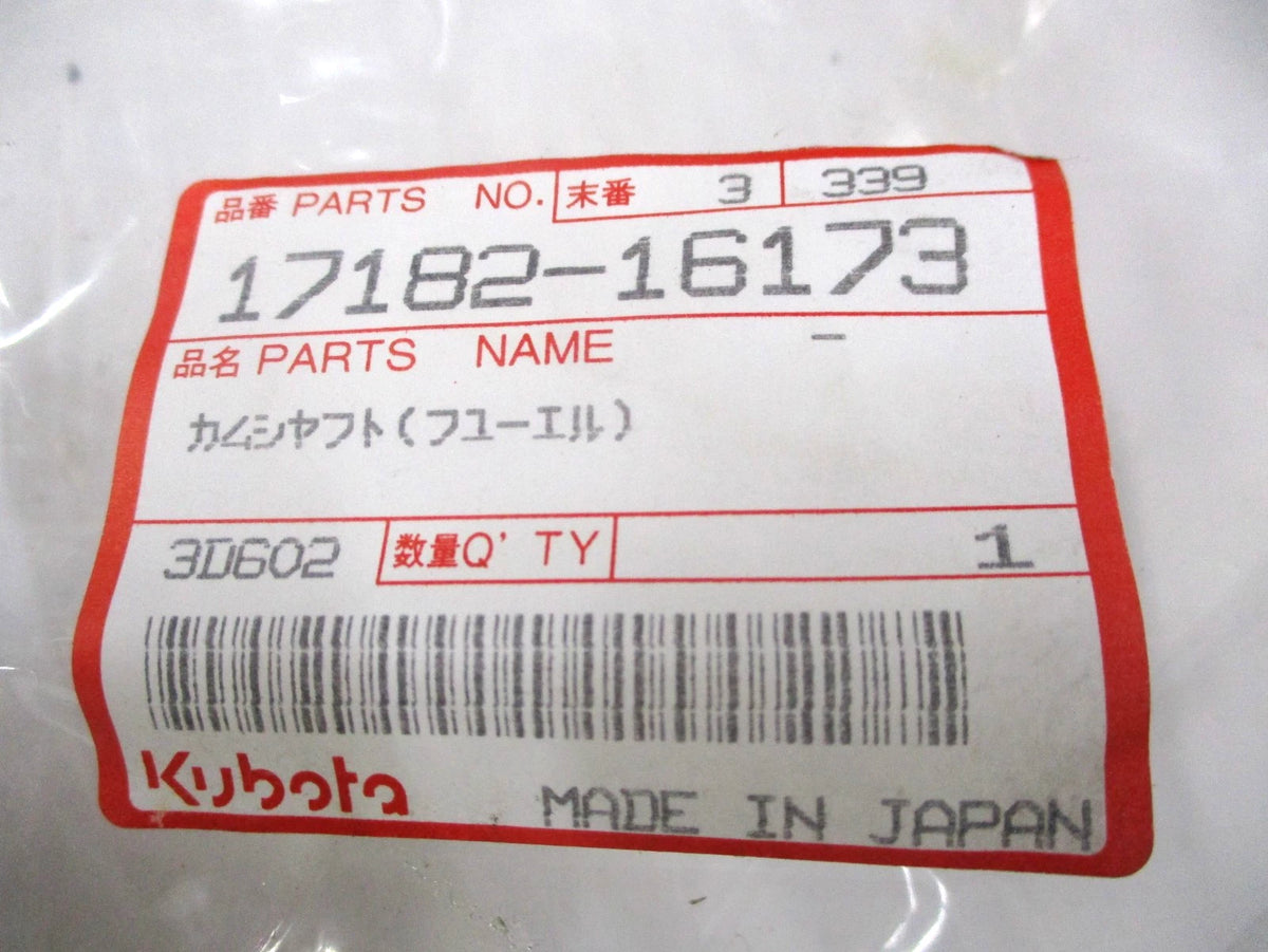 Genuine Fuel Camshaft for Kubota D1403 D1703 (17182-16173, 17182-16020)