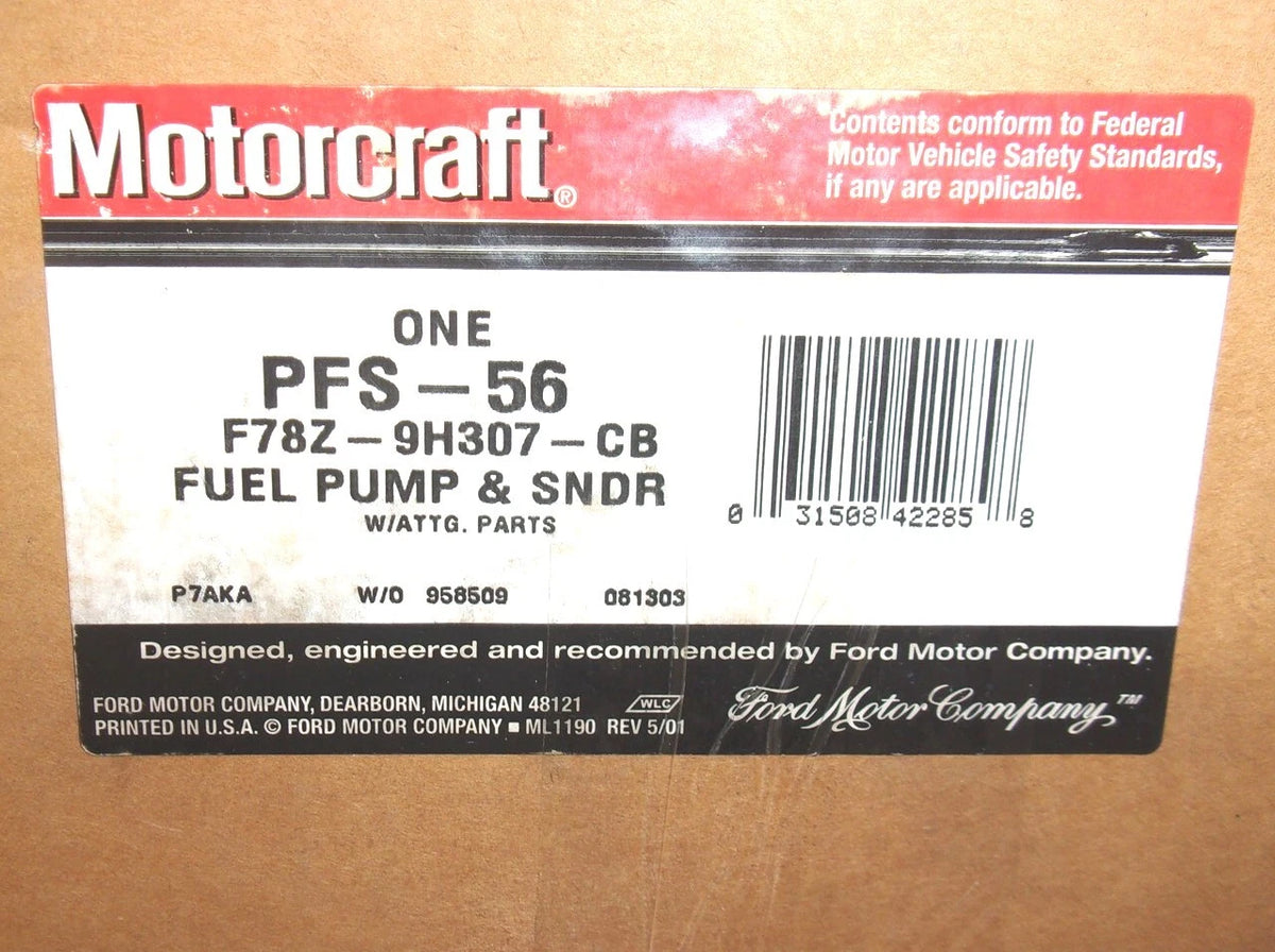 OEM Fuel Pump & Sender Assy for Ford (F78Z-9H307-CB, F78U-9H307-CG)