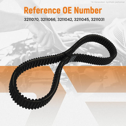 Drive Clutch Belt for Polaris 440 Indy RMK 500 (1997–1999) 3211045 3211031