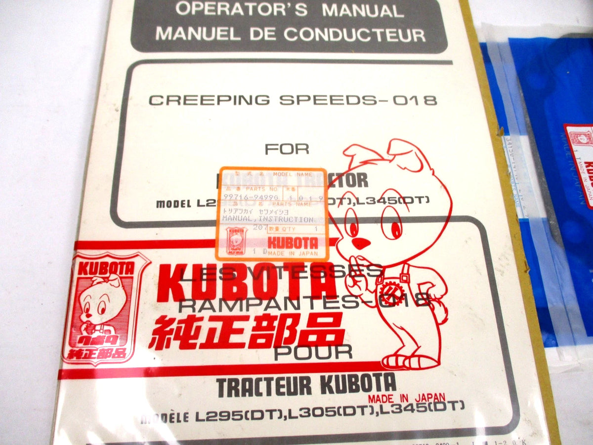 Creep Gear Kit for Kubota L295-DT L305-DT L345-DT (99716-94000)