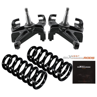 4" Drop Lowering Spindles Spring Kit for Chevy C10 GMC C15 (1973–1987)