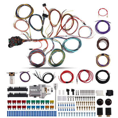 22 Circuit 18 Fuse Wire Harness for Chevy GMC (1960–1987)