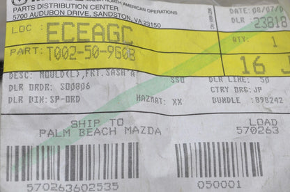 OEM Window Molding for Mazda (T002-50-9G0B)