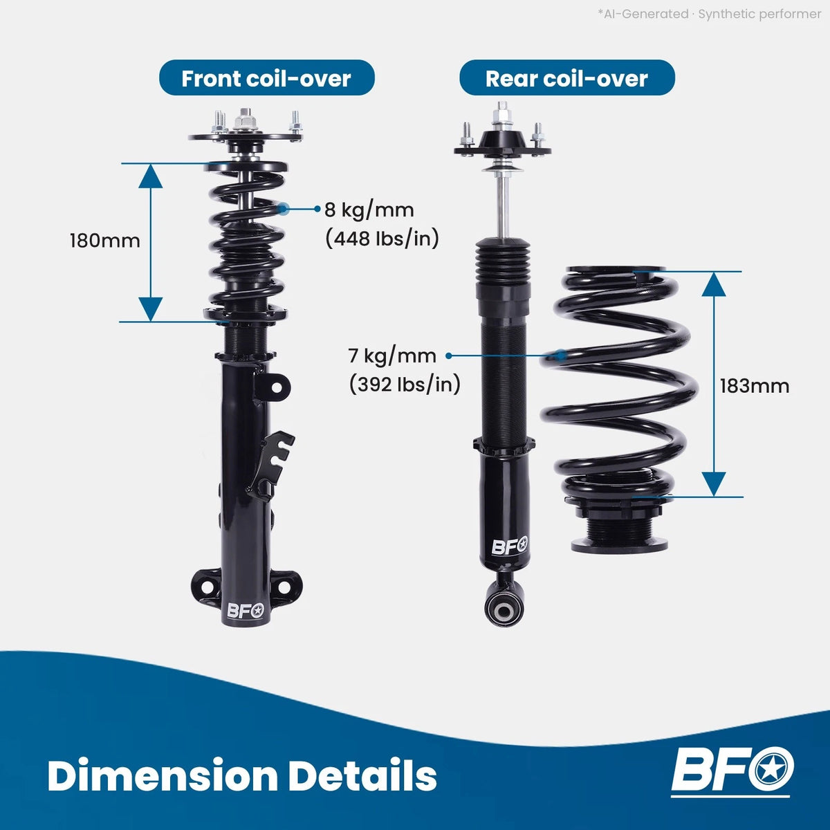 Adjustable Coilovers Lowering Kit for BMW E36 325i 328i (1990–1999)