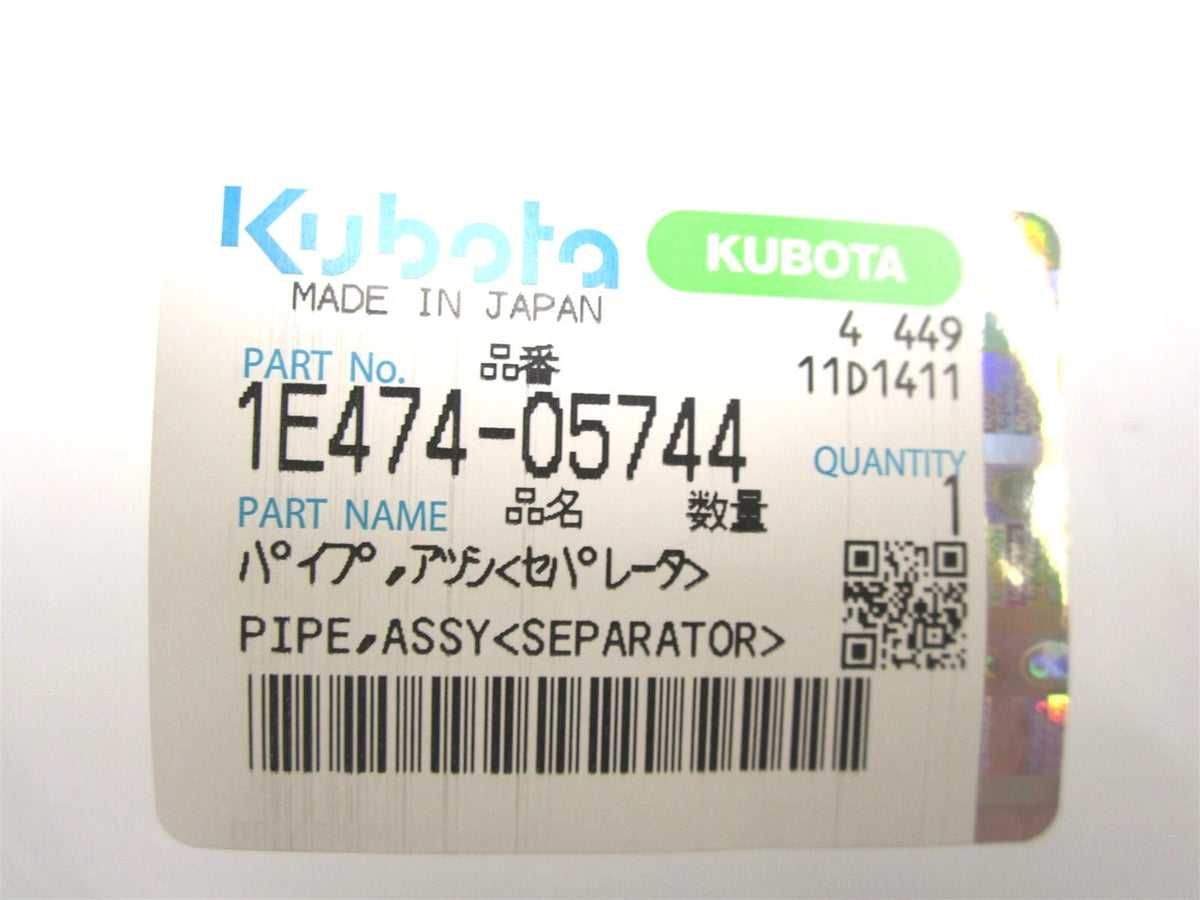 Separator Pipe Assembly for Kubota V3800 (1E474-05744)