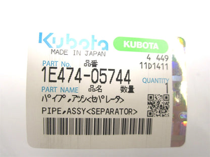 Separator Pipe Assembly for Kubota V3800 (1E474-05744)