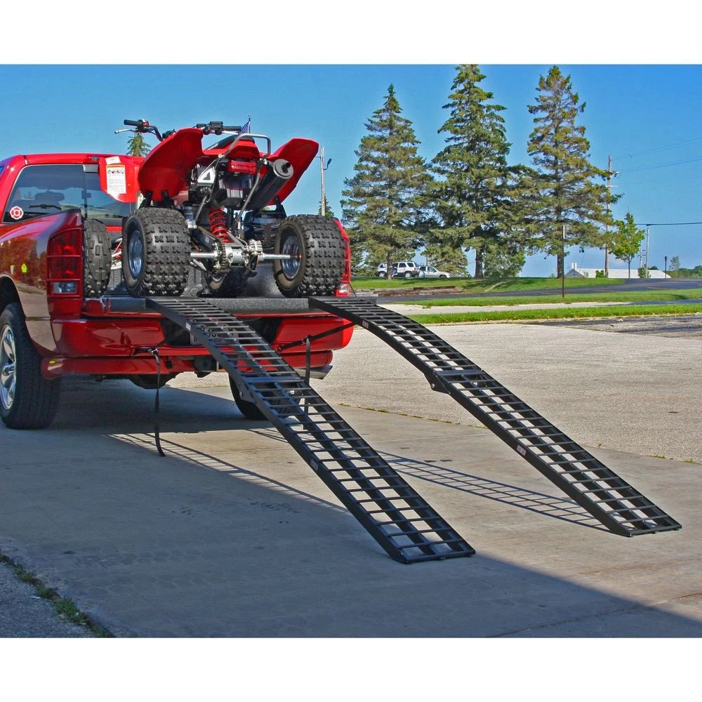 2X 120" Aluminum Folding ATV Ramps 2,000 lb Capacity
