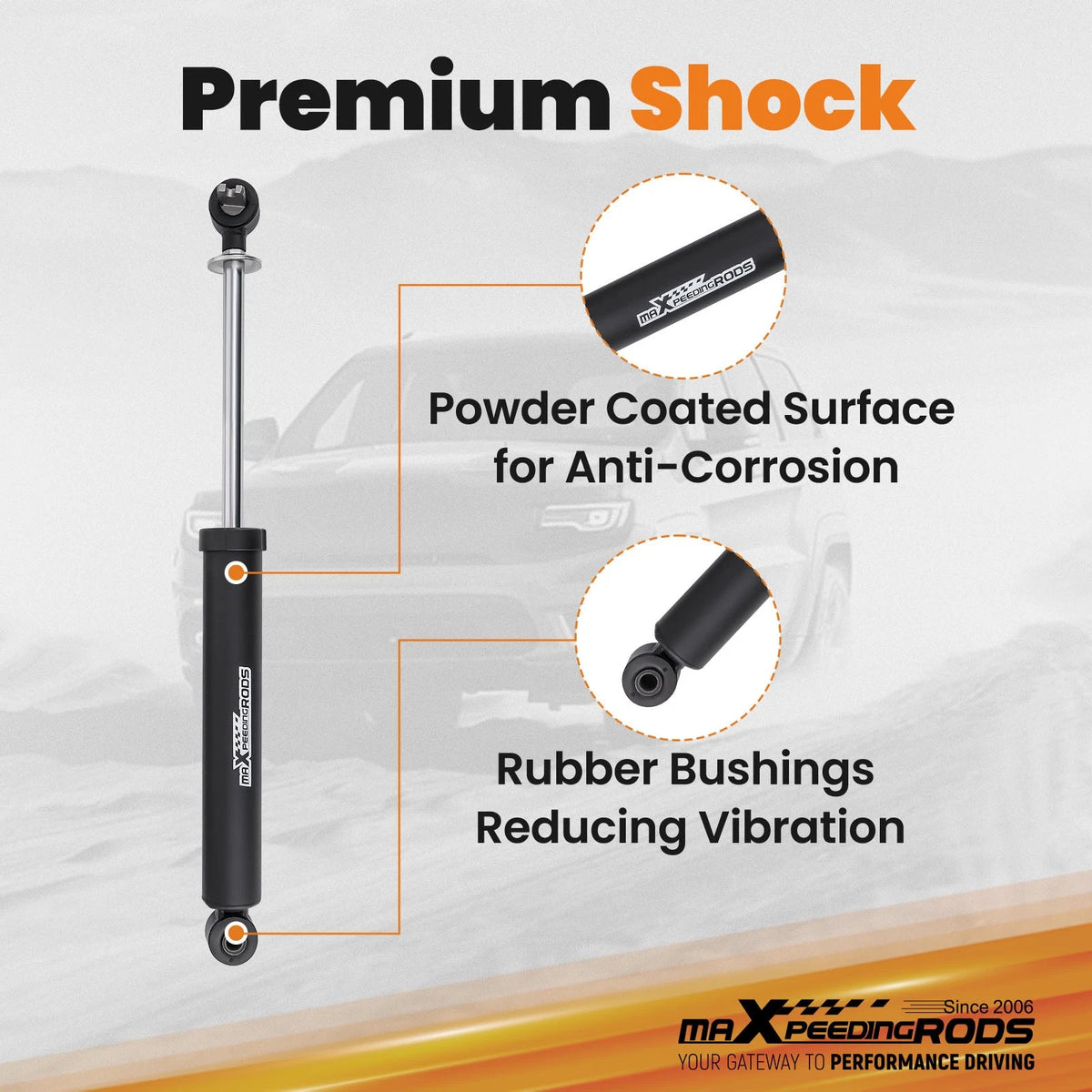 4in Lift Kit with Shocks for Jeep Wrangler TJ (2003–2006)