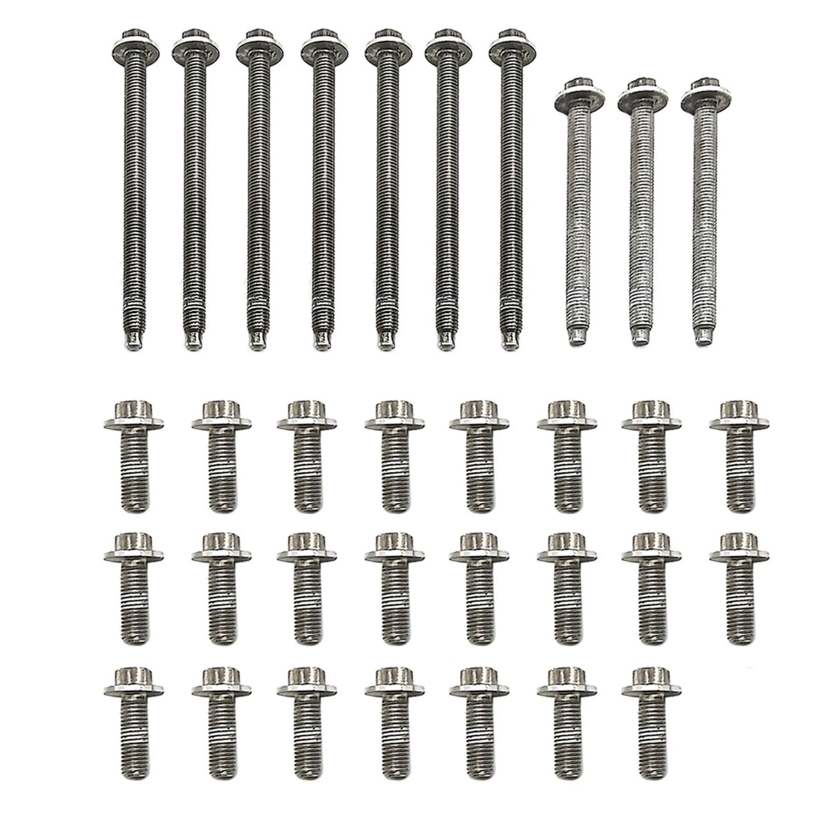 Set of 10 Engine Oil Pan Bolts for BMW 335i 328i (2006–2019) 11130392549