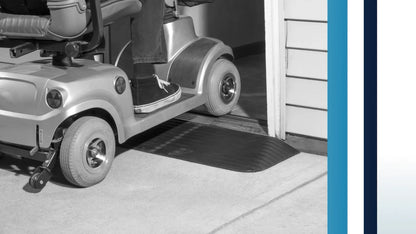 Solid Rubber Threshold Ramp for Silver Spring (2" Rise)
