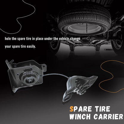 Spare Tire Winch Carrier Hoist for GMC Sierra 2500, Chevrolet Silverado 2500 HD (2007–2019)