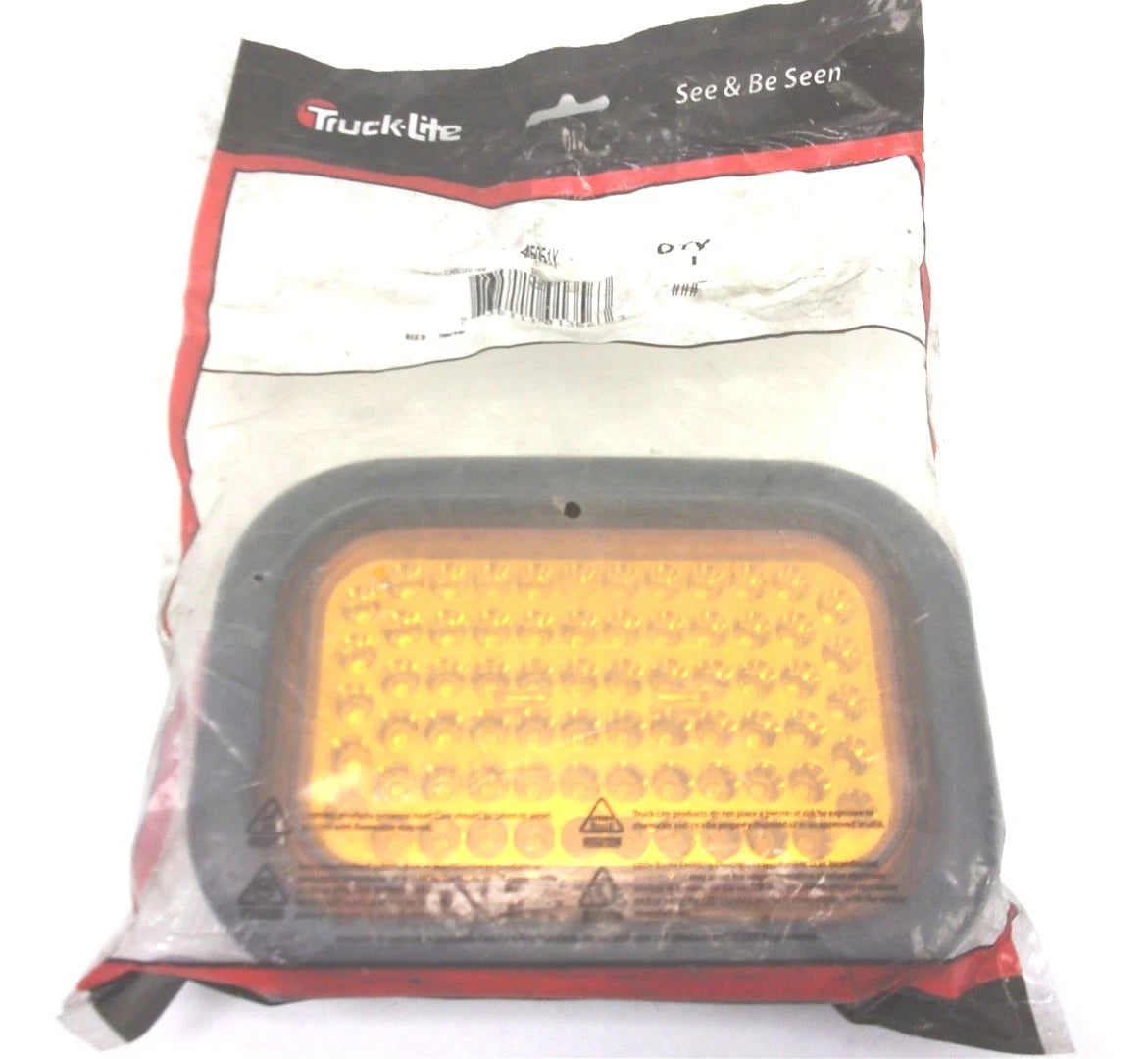 Truck-Lite 45 Series Amber Rectangular LED Rear Turn Signal Light for Truck (OEM)