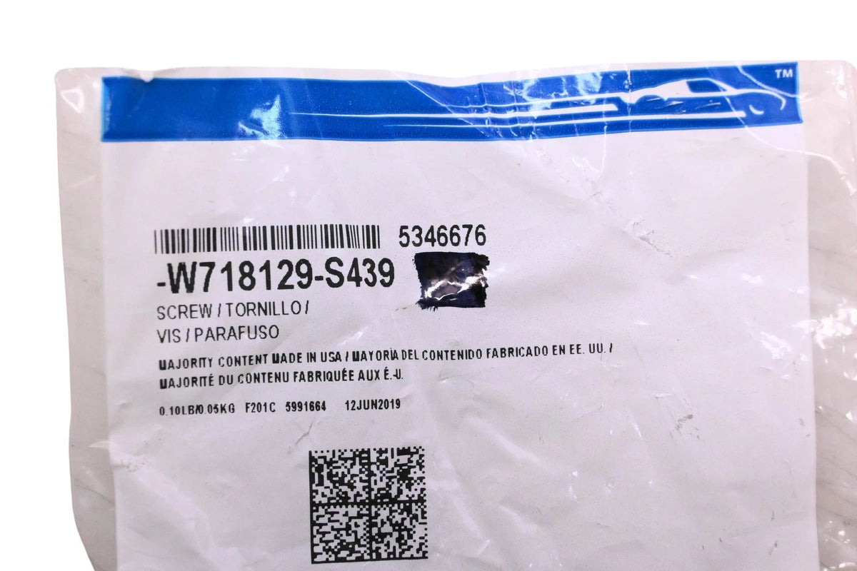 Screw & Washer Assembly for Ford (W718129-S439, 5346676)