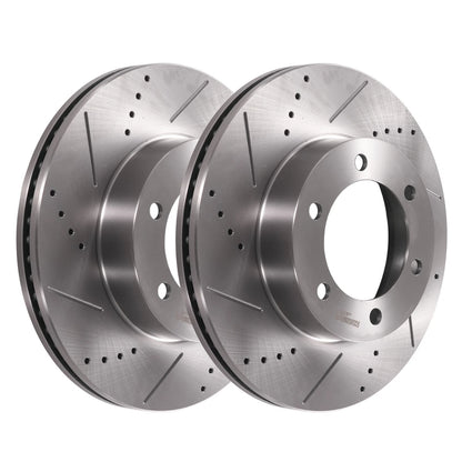 Front Brake Rotors Kit for Toyota Sequoia Tundra (2000–2007) S-31267