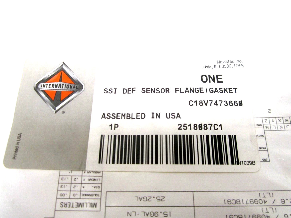 Set of 2 DEF Tank Sensor Gasket/Flange for International ProStar (2010–2017)