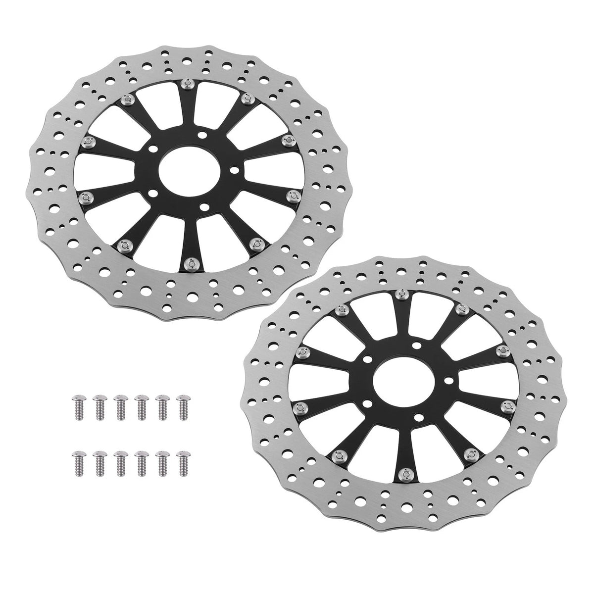 2X Front Brake Disc 299mm for Harley-Davidson Ultra Classic Electra Glide (2008–2021)