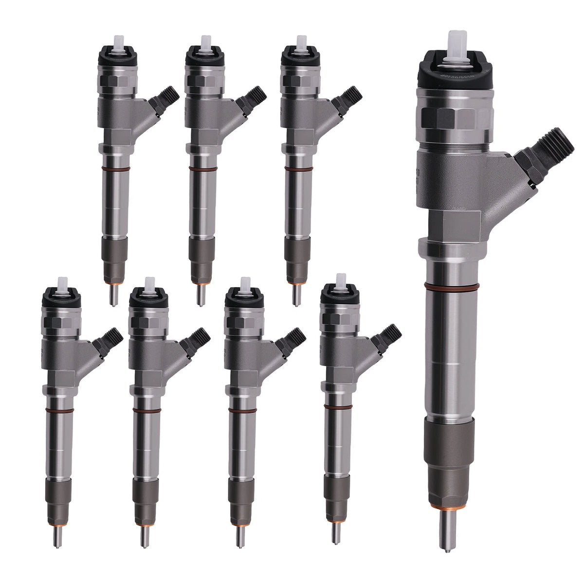 8pcs Diesel Fuel Injector for GMC Chevy LMM Duramax (2007–2010) 0445120082