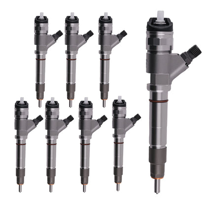 8pcs Diesel Fuel Injector for GMC Chevy LMM Duramax (2007–2010) 0445120082