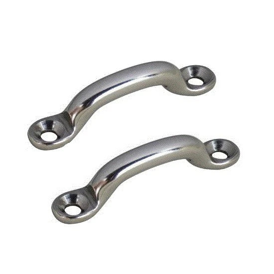 Set of 2 Stainless Steel Tie Down Eye Straps for Sea Dog Marine (081261-1)