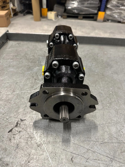 16 GPM Hydraulic Gear Tandem Pump for BD (SAE-B 13T, 4 Port, 1" NPT)