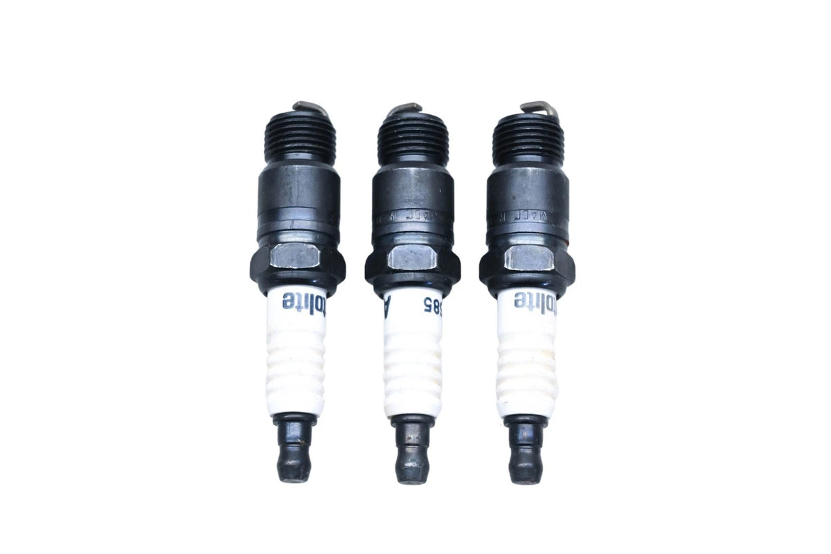 3X Autolite 685 Copper Core Resistor Spark Plugs for